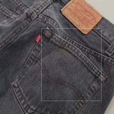 画像12: 80's LEVI'S 501 BLACK DENIM PANTS "made in USA"【W33 x L36 程度】 (12)