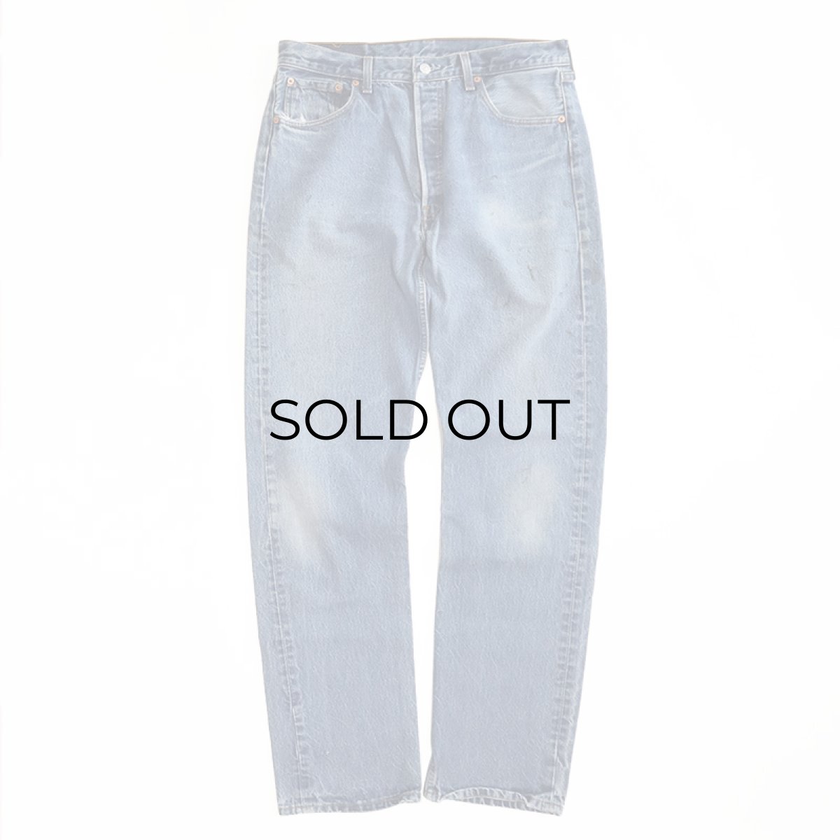 画像2: LEVI'S 501 DENIM PANTS "made in USA" 【W35 x L35 程度】 (2)