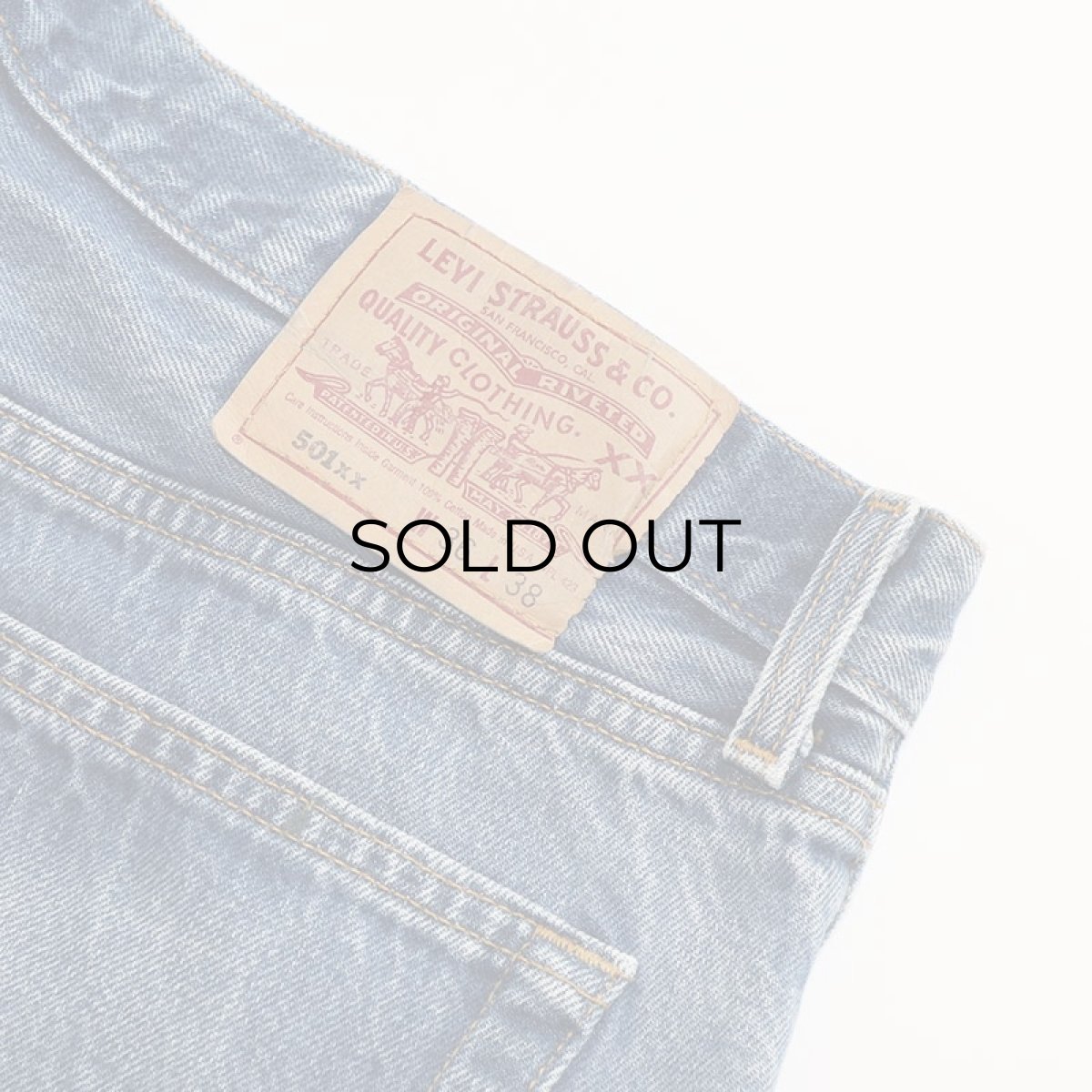 画像8: LEVI'S 501 DENIM PANTS "made in USA" 【W35 x L35 程度】 (8)