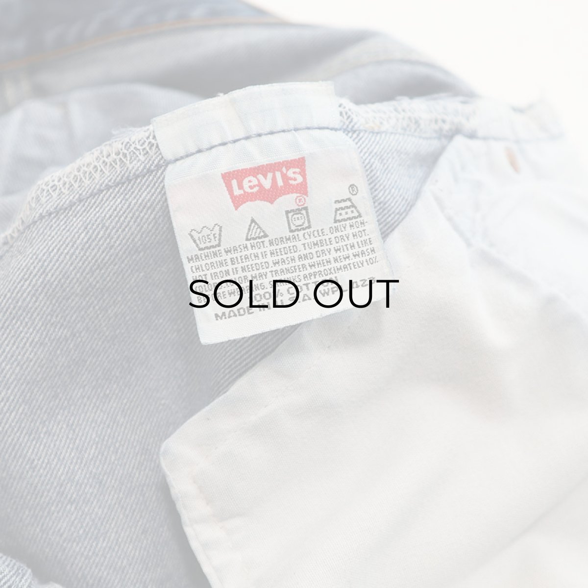 画像11: LEVI'S 501 DENIM PANTS "made in USA" 【W35 x L35 程度】 (11)