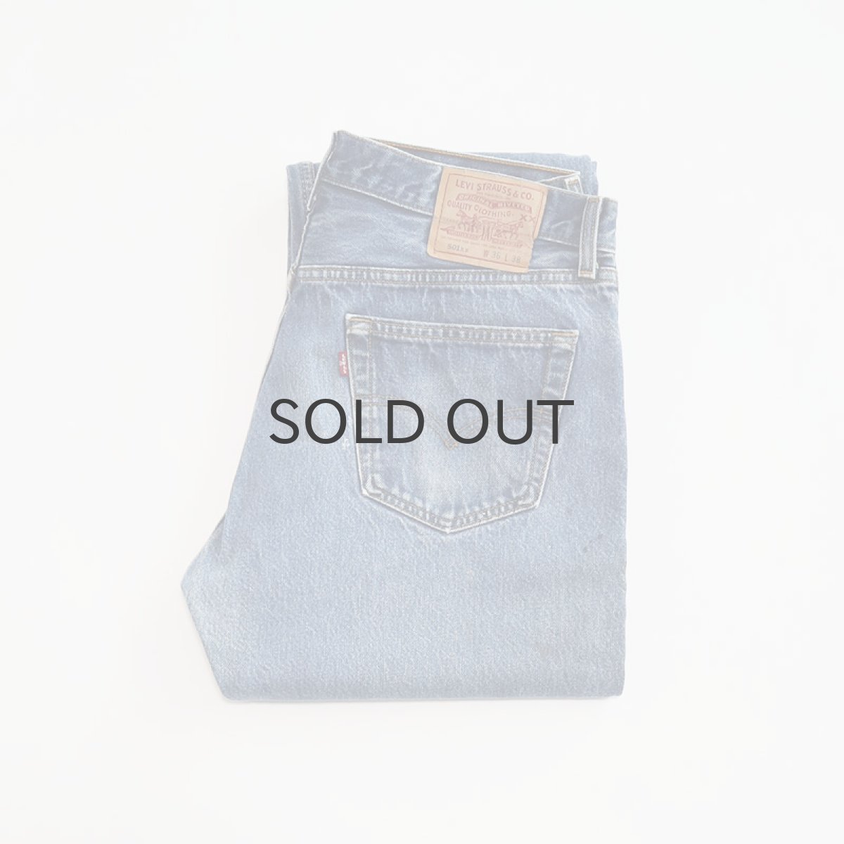 画像1: LEVI'S 501 DENIM PANTS "made in USA" 【W35 x L35 程度】 (1)