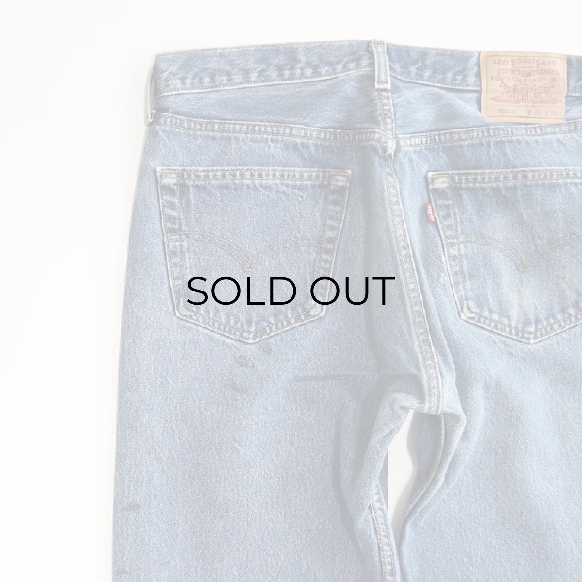 画像7: LEVI'S 501 DENIM PANTS "made in USA" 【W35 x L35 程度】 (7)