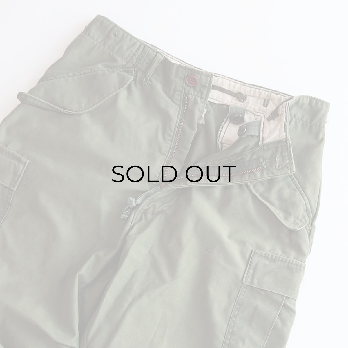 画像4: 70's US ARMY M-65 COTTON NYLON COLD WEATHER FIELD CARGO PANTS【SMALL-SHORT】 (4)