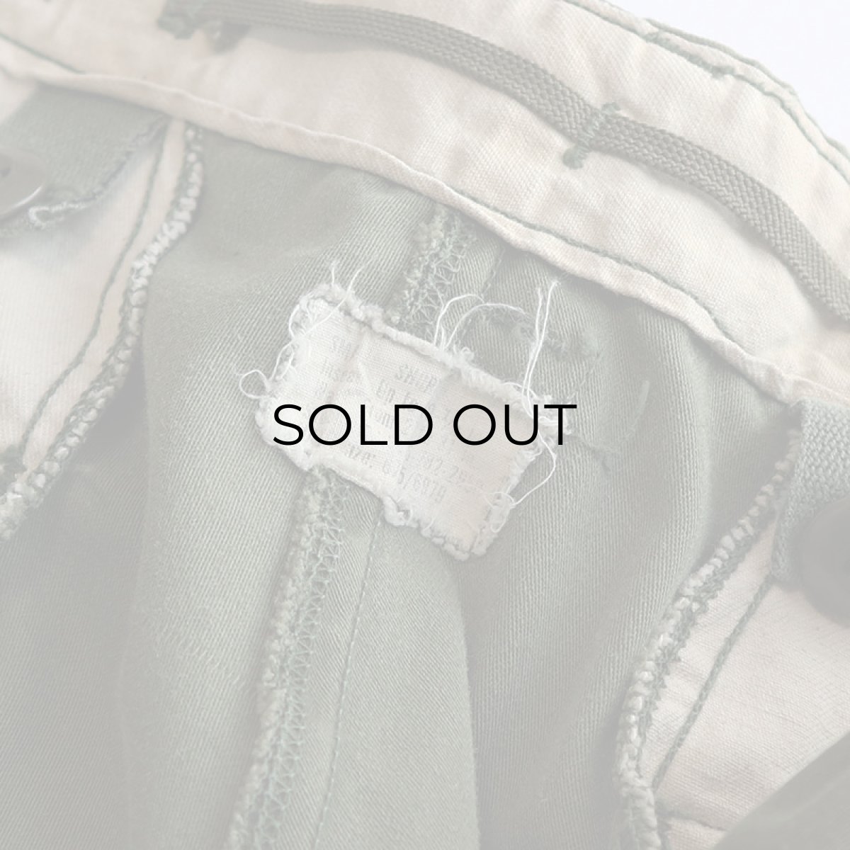 画像10: 70's US ARMY M-65 COTTON NYLON COLD WEATHER FIELD CARGO PANTS【SMALL-SHORT】 (10)