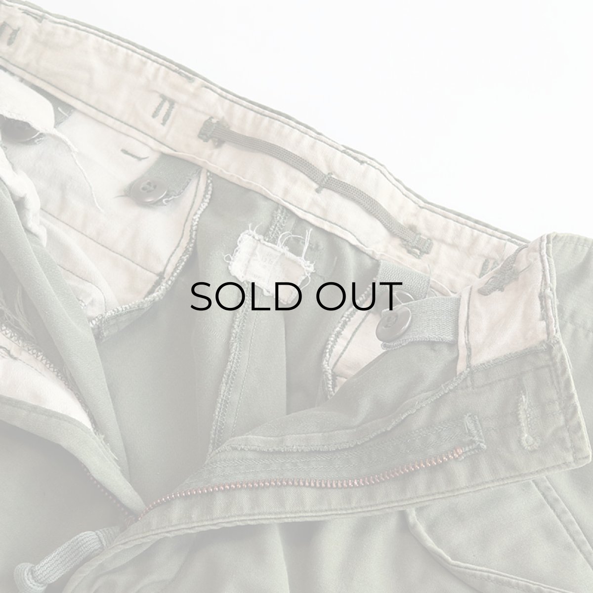 画像8: 70's US ARMY M-65 COTTON NYLON COLD WEATHER FIELD CARGO PANTS【SMALL-SHORT】 (8)