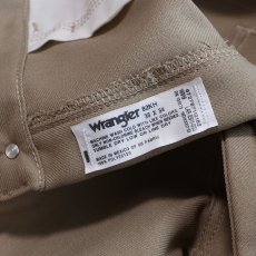 画像7: WRANGLER "WRANCHER" POLYESTER BOOTS CUT PANTS 【Size : W35 x L34 】  (7)