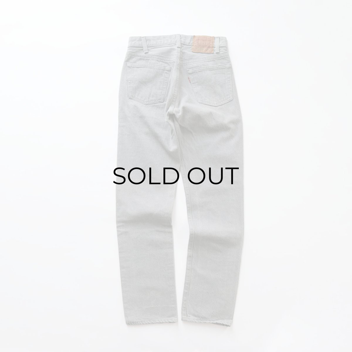 画像4: LEVI'S 501 GRAY DENIM PANTS "INSEAM SINGLE STITCH" "made in USA" 【W29 x L32 程度】 (4)