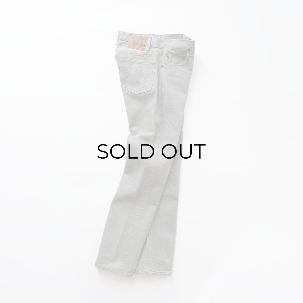 画像3: LEVI'S 501 GRAY DENIM PANTS "INSEAM SINGLE STITCH" "made in USA" 【W29 x L32 程度】 (3)