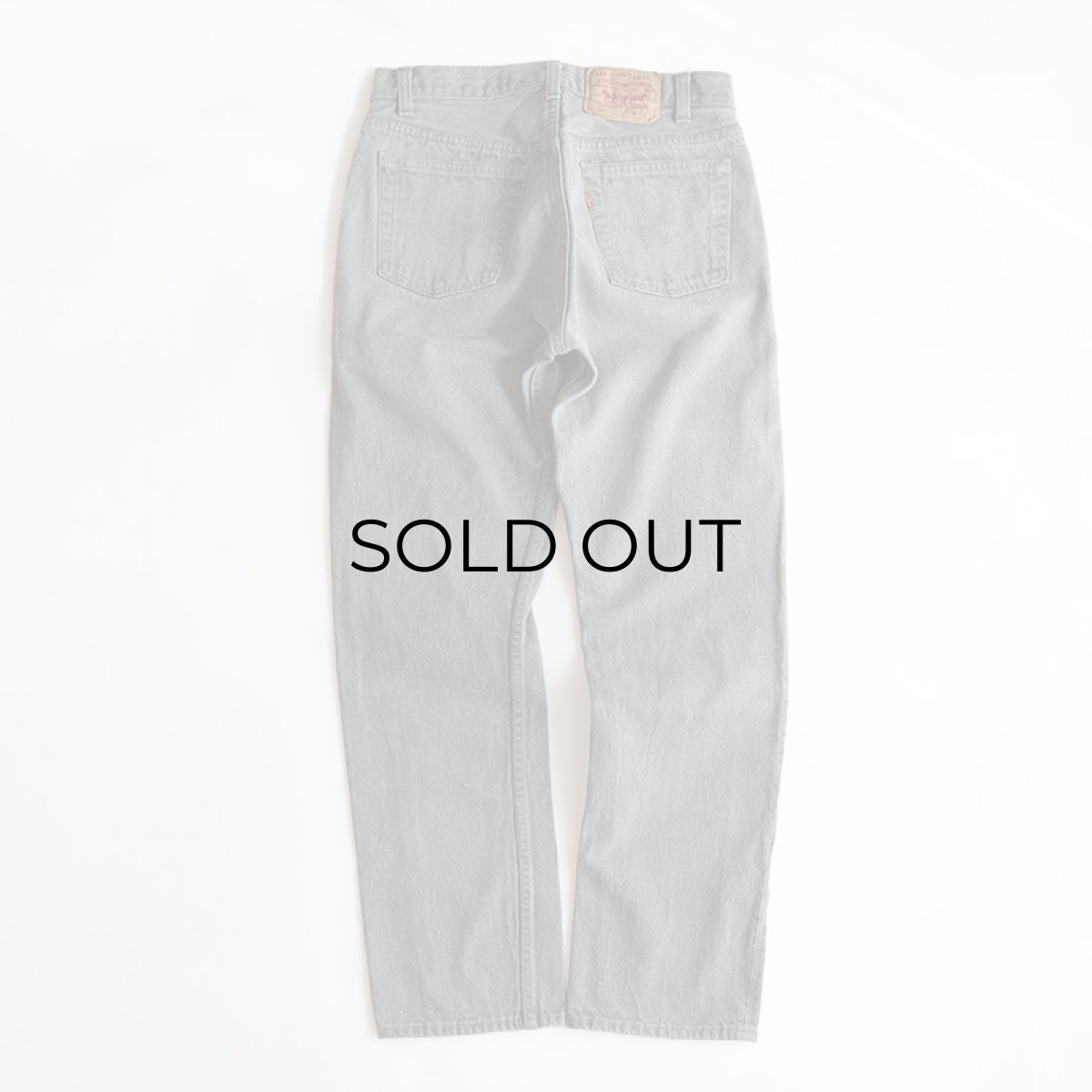 画像4: LEVI'S 501 GRAY DENIM PANTS "made in USA" 【W31 x L30 程度】 (4)