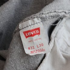 画像10: LEVI'S 501 GRAY DENIM PANTS "made in USA" 【W31 x L30 程度】 (10)
