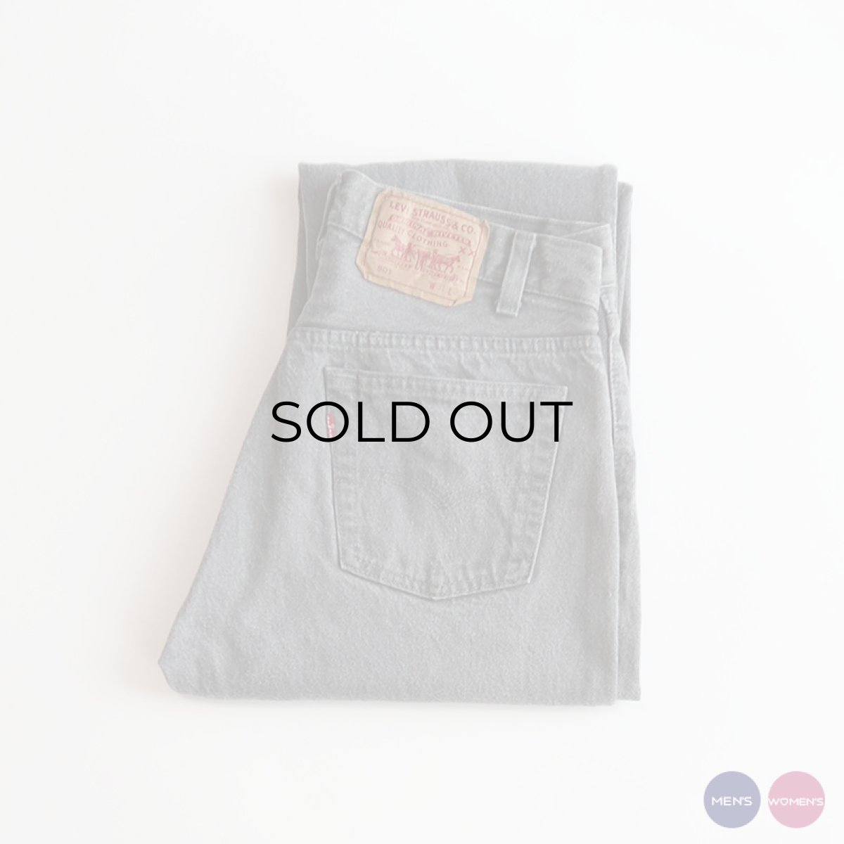 画像1: LEVI'S 501 GRAY DENIM PANTS "made in USA" 【W31 x L30 程度】 (1)