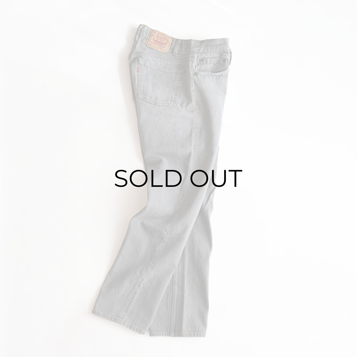 画像3: LEVI'S 501 GRAY DENIM PANTS "made in USA" 【W31 x L30 程度】 (3)