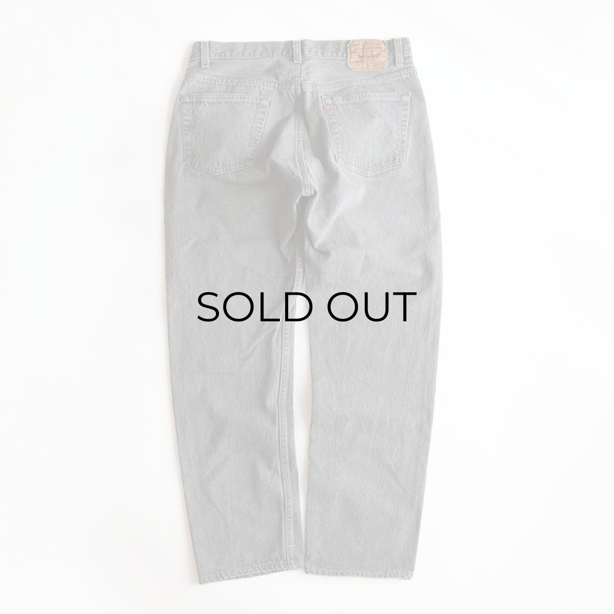 画像3: LEVI'S 501 GRAY DENIM PANTS "made in USA" 【W35 x L30 程度】 (3)