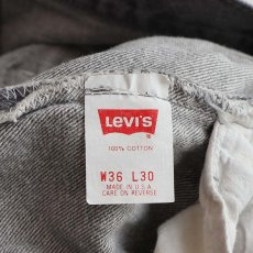 画像9: LEVI'S 501 GRAY DENIM PANTS "made in USA" 【W35 x L30 程度】 (9)