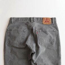 画像6: LEVI'S 501 GRAY DENIM PANTS "made in USA" 【W35 x L30 程度】 (6)