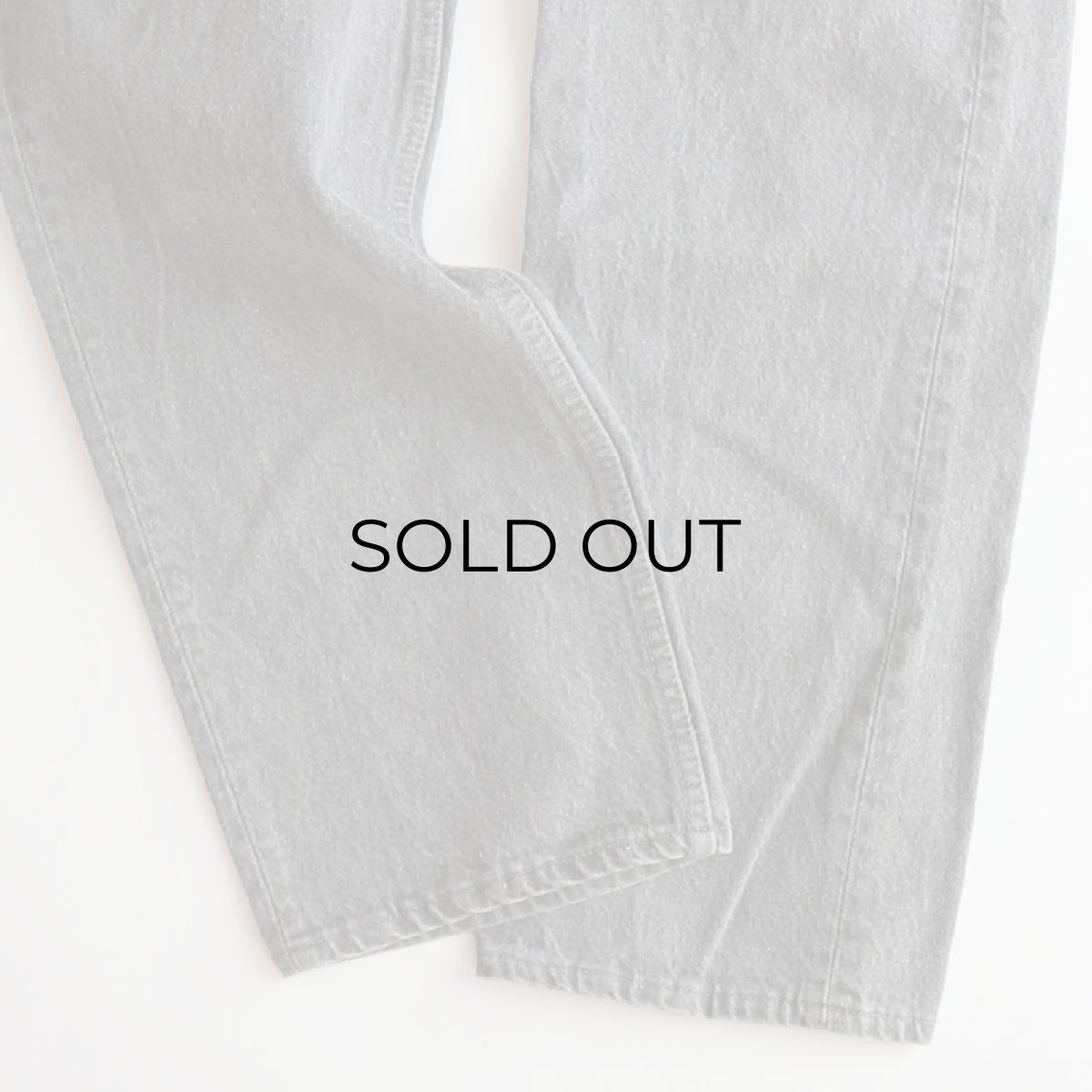 画像5: LEVI'S 501 GRAY DENIM PANTS "made in USA" 【W35 x L30 程度】 (5)