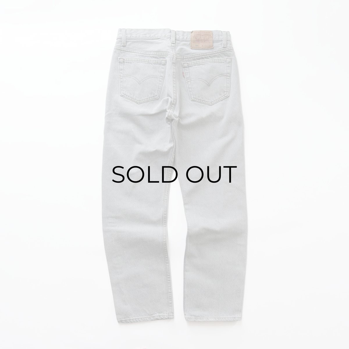 画像4: LEVI'S 501 GRAY DENIM PANTS "made in USA" 【W32 x L30 程度】 (4)