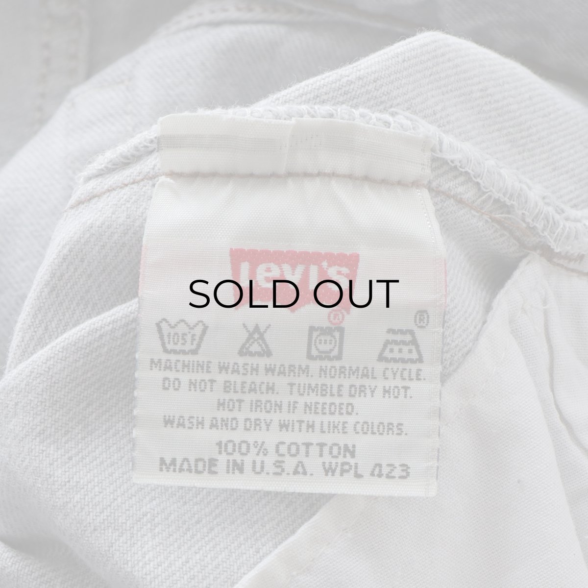 画像10: LEVI'S 501 GRAY DENIM PANTS "made in USA" 【W32 x L30 程度】 (10)