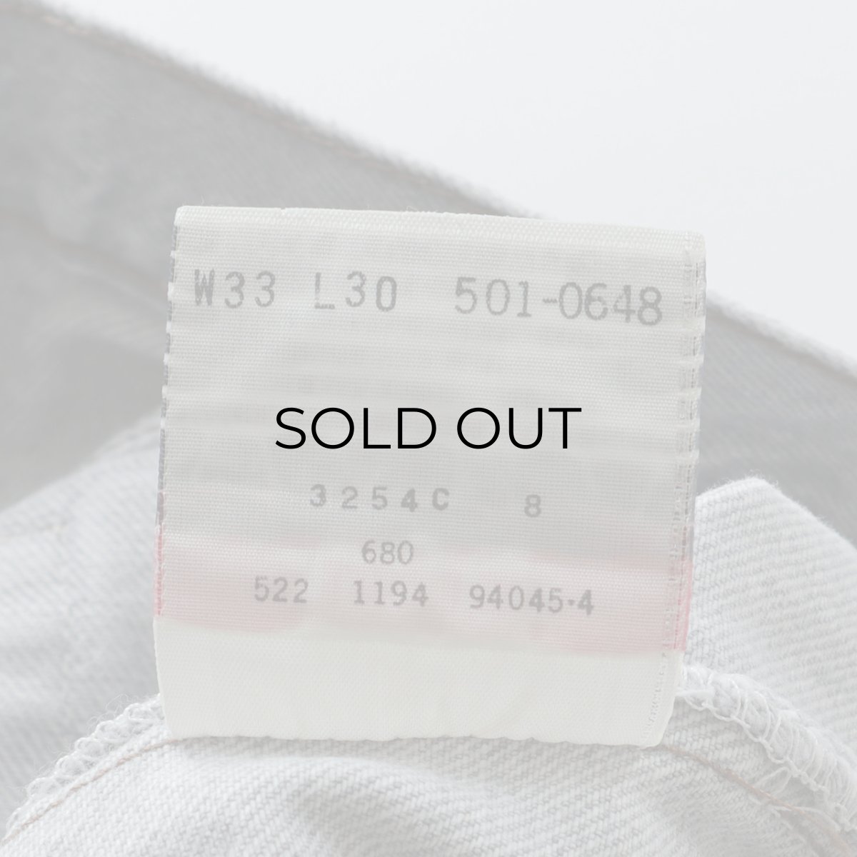 画像11: LEVI'S 501 GRAY DENIM PANTS "made in USA" 【W32 x L30 程度】 (11)