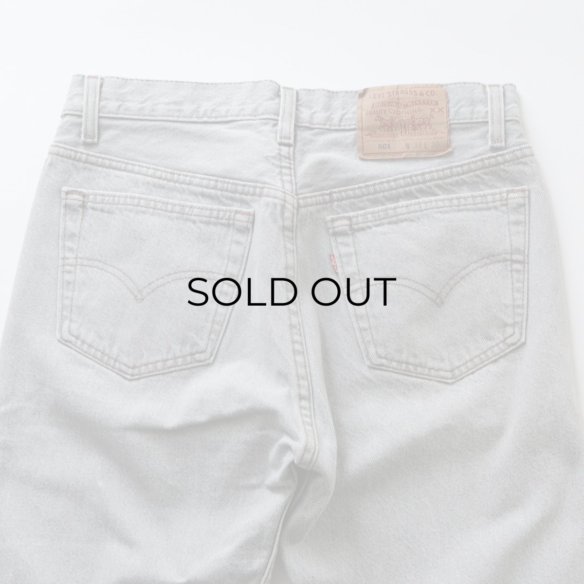 画像8: LEVI'S 501 GRAY DENIM PANTS "made in USA" 【W32 x L30 程度】 (8)