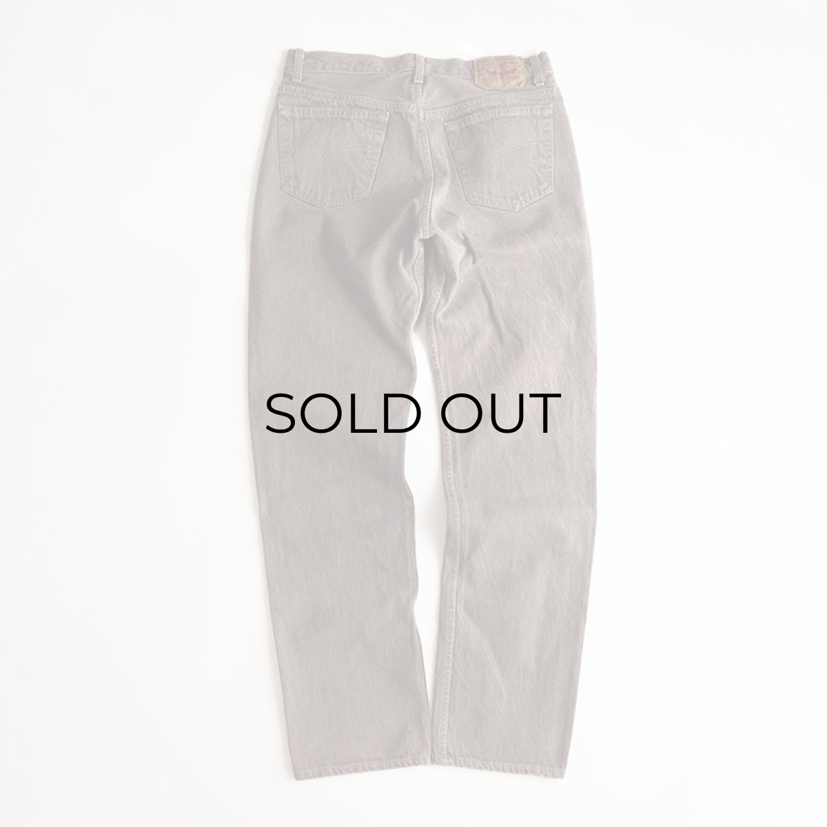 画像4: LEVI'S 501 BROWN DENIM PANTS "made in USA" 【W34 x L34 程度】 (4)