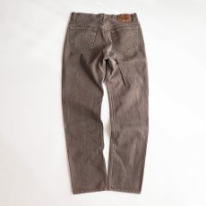 画像4: LEVI'S 501 BROWN DENIM PANTS "made in USA" 【W34 x L34 程度】 (4)