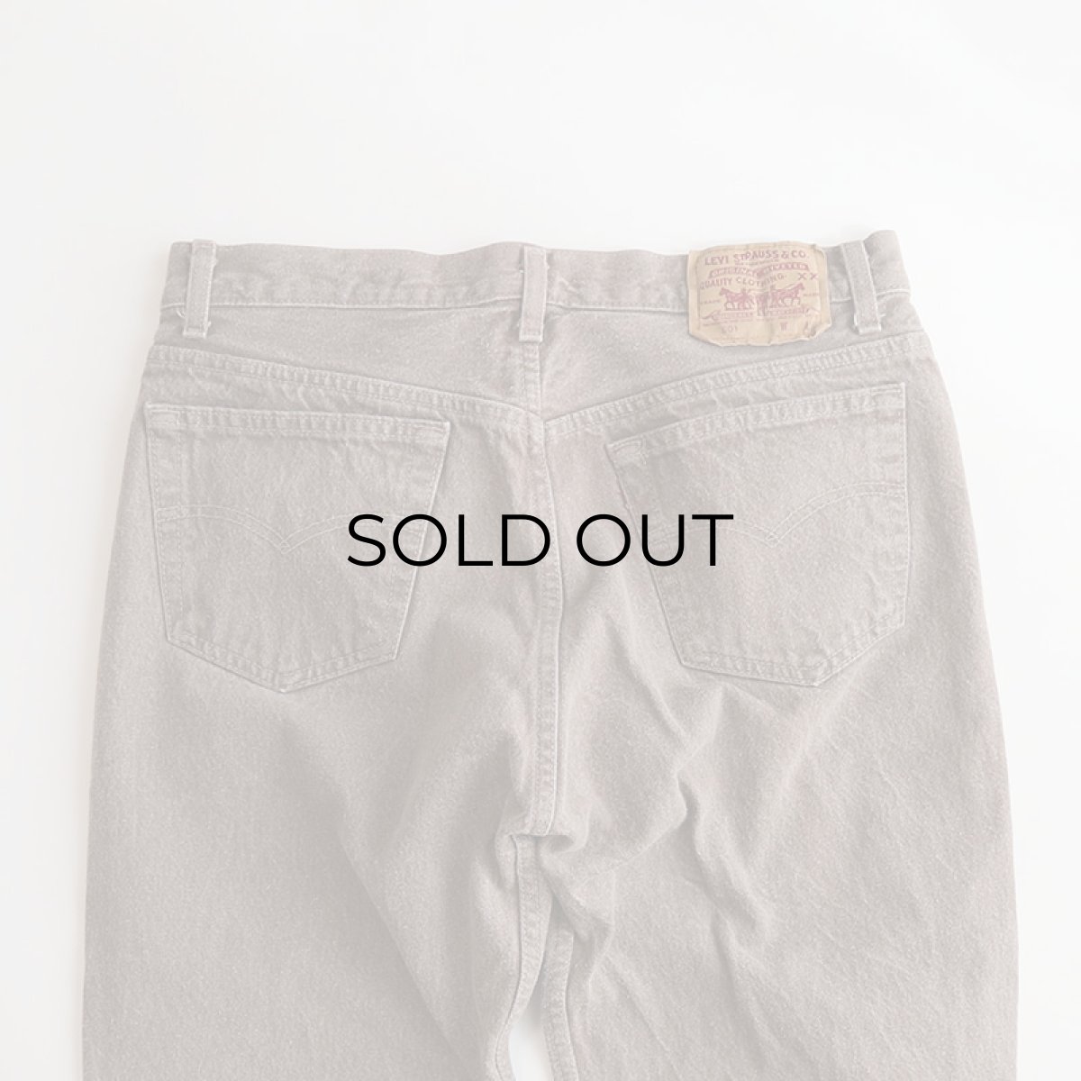 画像7: LEVI'S 501 BROWN DENIM PANTS "made in USA" 【W34 x L34 程度】 (7)