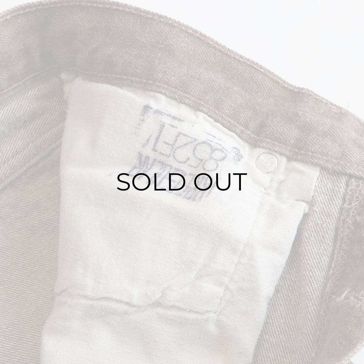 画像11: LEVI'S 501 BROWN DENIM PANTS "made in USA" 【W34 x L34 程度】 (11)