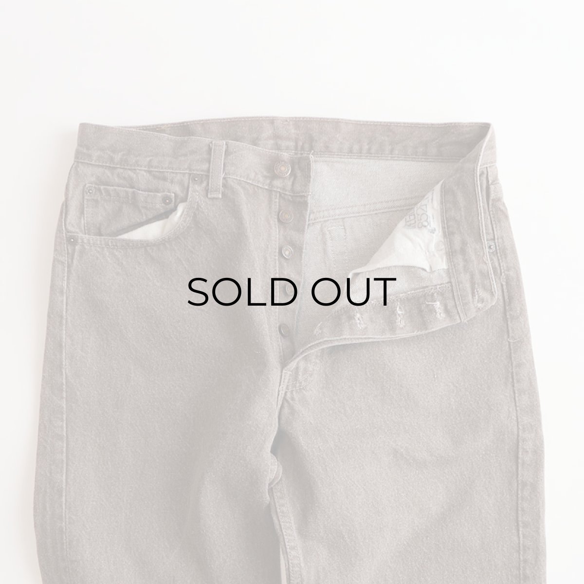 画像5: LEVI'S 501 BROWN DENIM PANTS "made in USA" 【W34 x L34 程度】 (5)