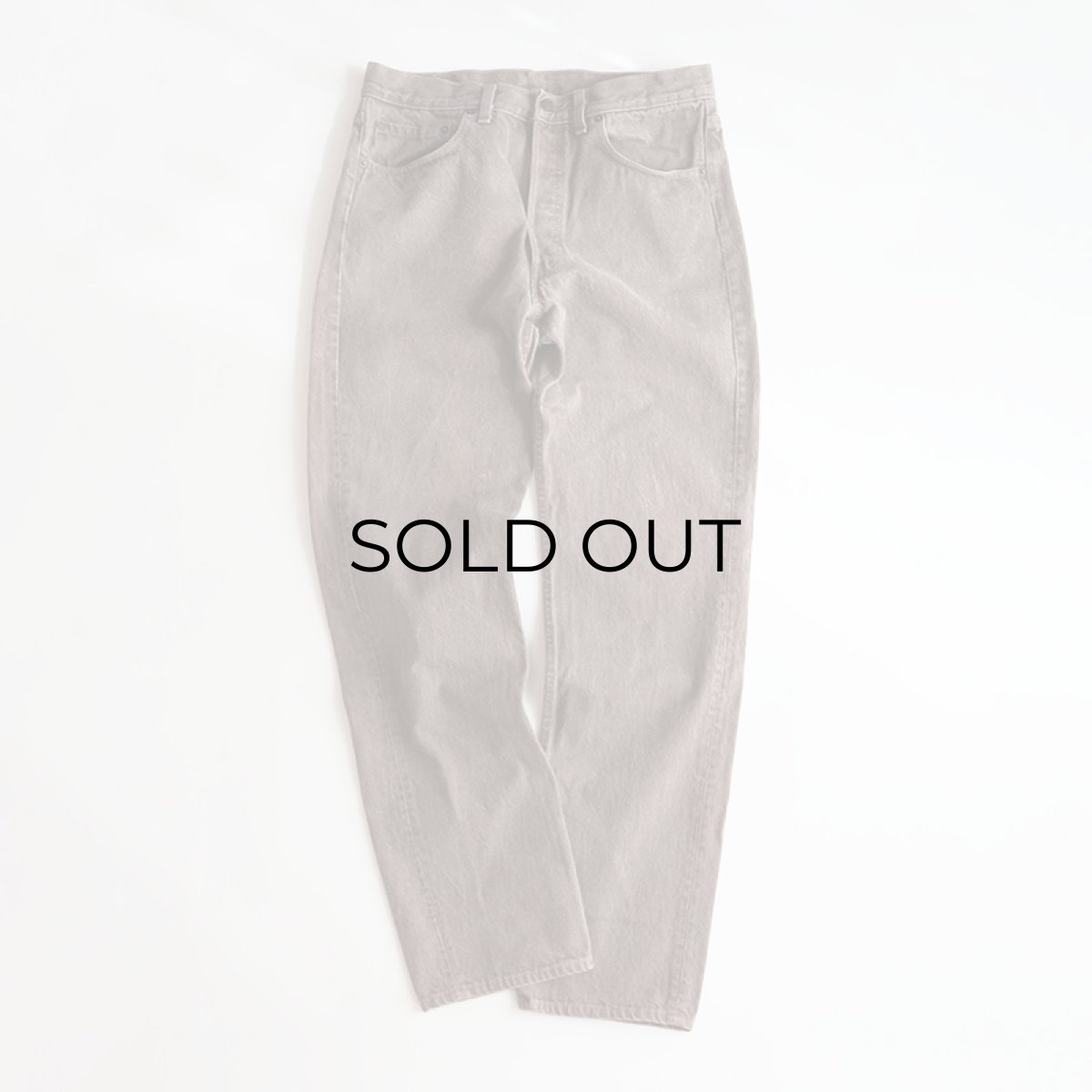 画像2: LEVI'S 501 BROWN DENIM PANTS "made in USA" 【W34 x L34 程度】 (2)