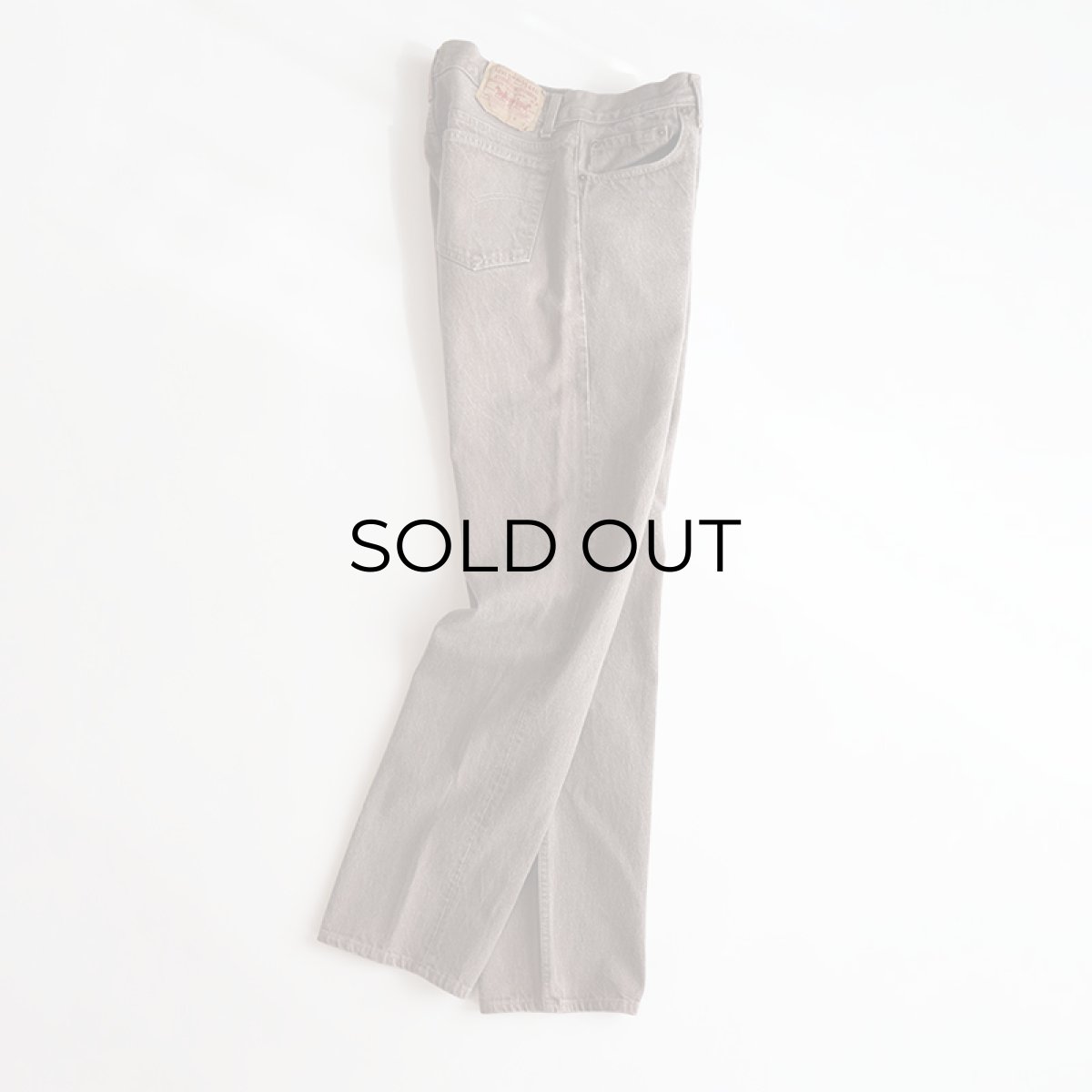 画像3: LEVI'S 501 BROWN DENIM PANTS "made in USA" 【W34 x L34 程度】 (3)