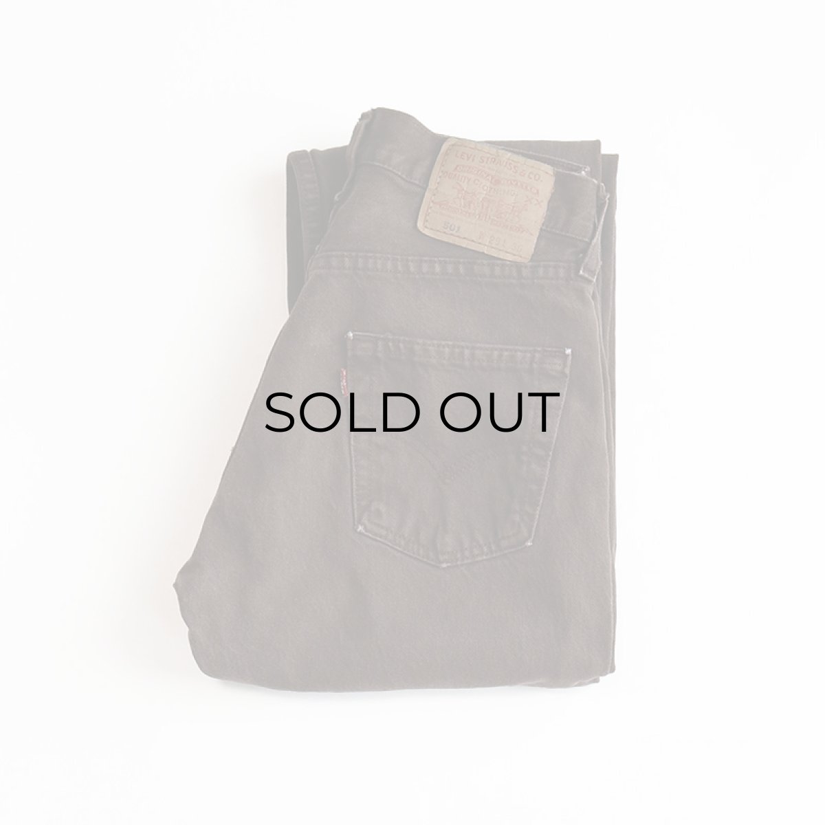 画像1: LEVI'S 501 BROWN DENIM PANTS "made in USA" 【W29 x L30 程度】 (1)