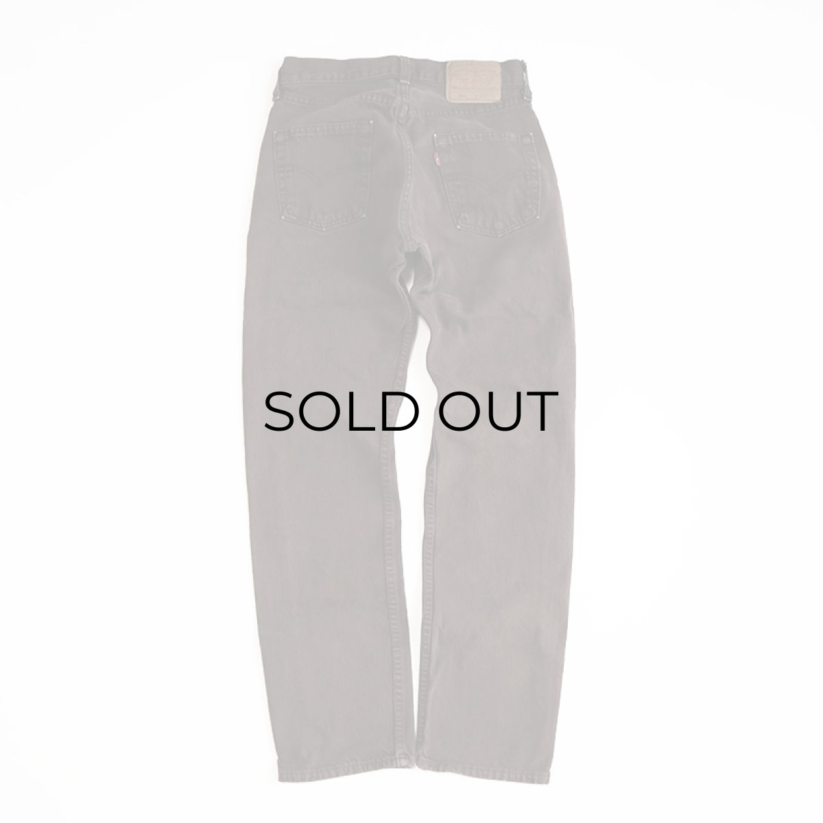 画像4: LEVI'S 501 BROWN DENIM PANTS "made in USA" 【W29 x L30 程度】 (4)