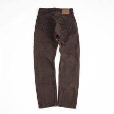 画像4: LEVI'S 501 BROWN DENIM PANTS "made in USA" 【W29 x L30 程度】 (4)