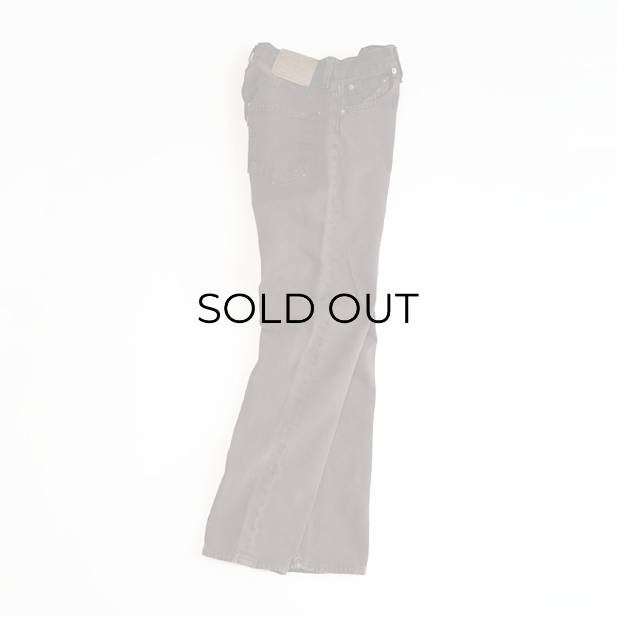 画像3: LEVI'S 501 BROWN DENIM PANTS "made in USA" 【W29 x L30 程度】 (3)