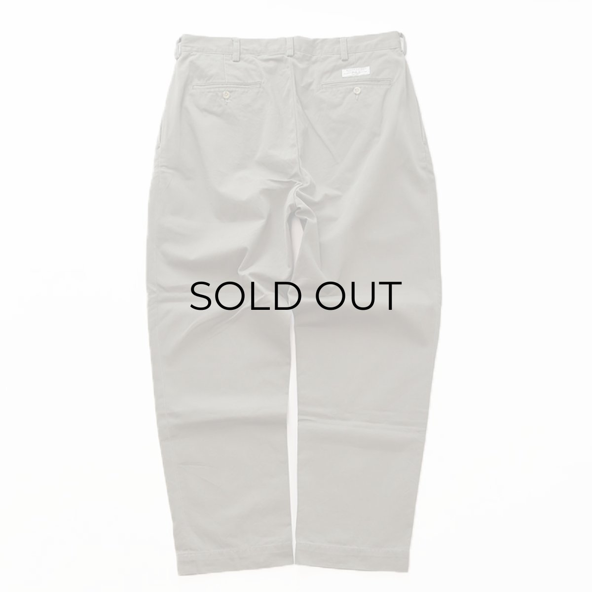 画像4: Polo by Ralph Lauren "POLO CHINO" COTTON TWILL TUCK PANTS【W35 x L30 程度】 (4)