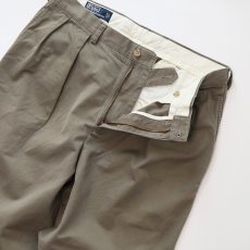 画像5: Polo by Ralph Lauren "POLO CHINO" COTTON TWILL TUCK PANTS【W35 x L30 程度】 (5)