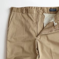 画像4: 80's LANDS' END TWILL NO TUCK PANTS "MADE IN USA"【W34 x L34 程度】 (4)