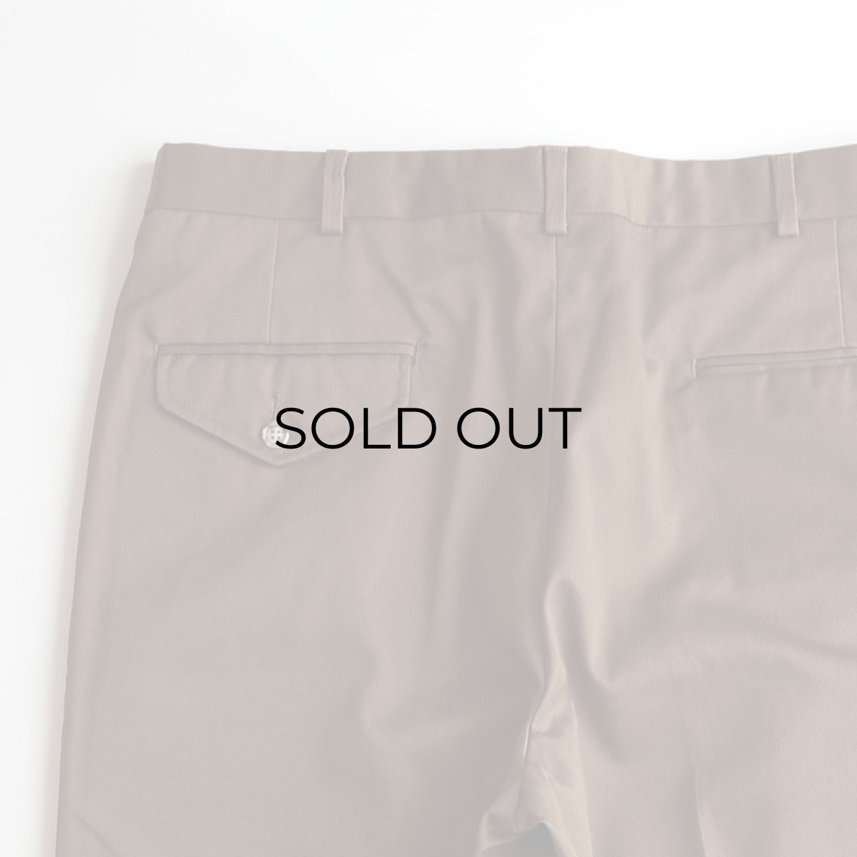 画像6: 80's LANDS' END TWILL TUCK PANTS "MADE IN USA"【W34 x L32 程度】 (6)