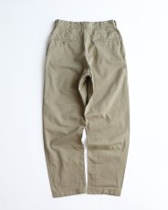 画像2: 〜70's US MILITARY COTTON TWILL KHAKI TROUSERS【W29 x L29 程度】 (2)