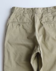 画像5: 〜70's US MILITARY COTTON TWILL KHAKI TROUSERS【W29 x L29 程度】 (5)