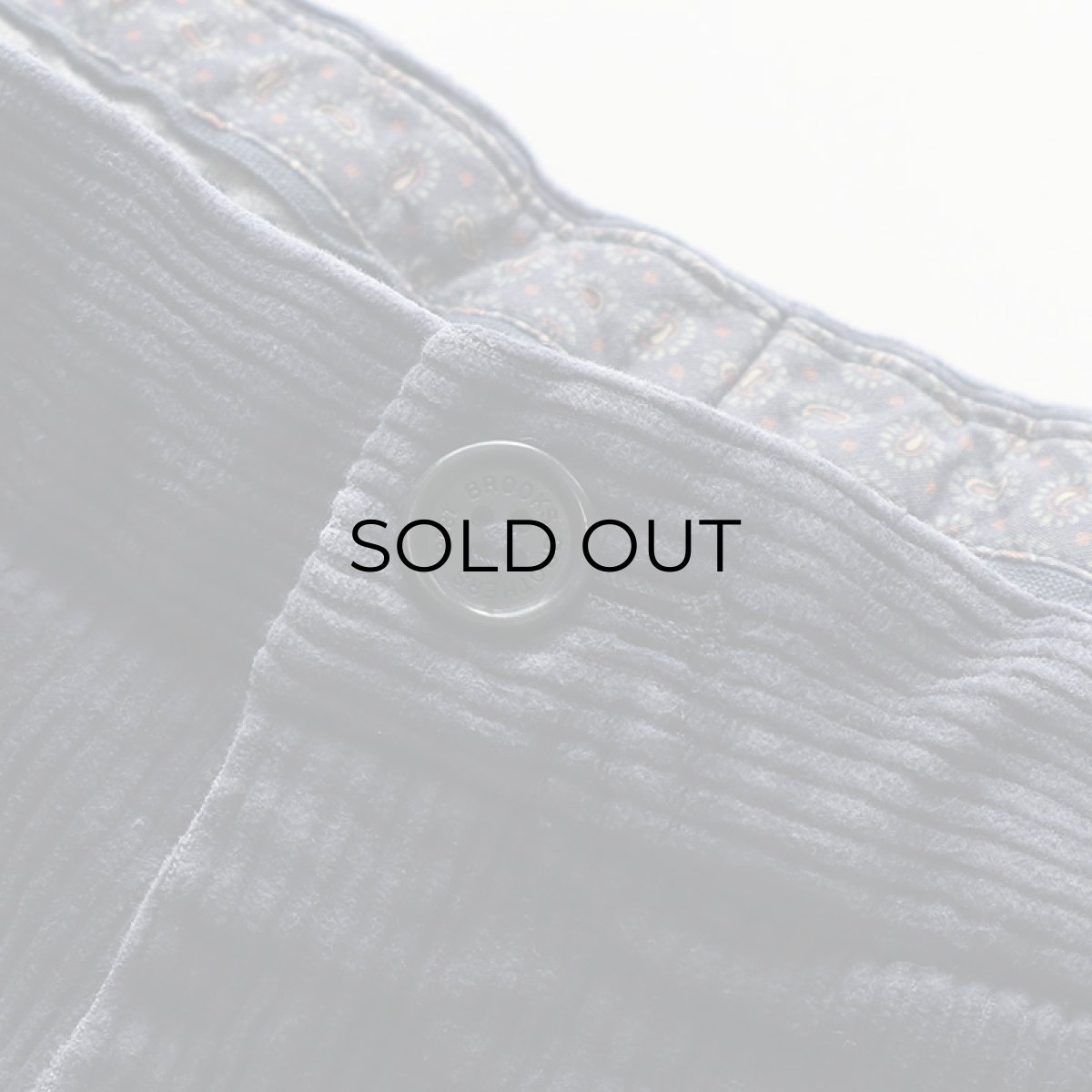 画像7: Brooks Brothers WIDE WALE CORDUROY NO TUCK PANTS【W34 x L29 程度】 (7)