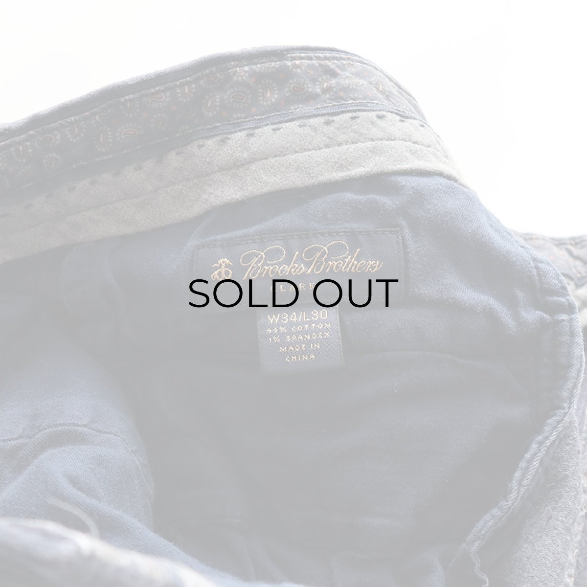 画像8: Brooks Brothers WIDE WALE CORDUROY NO TUCK PANTS【W34 x L29 程度】 (8)