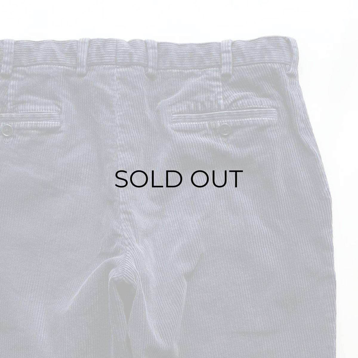 画像6: Brooks Brothers WIDE WALE CORDUROY NO TUCK PANTS【W34 x L29 程度】 (6)