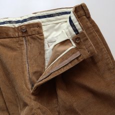 画像4: Brooks Brothers WIDE WALE CORDUROY TUCK PANTS【W34 x L31.5 程度】 (4)