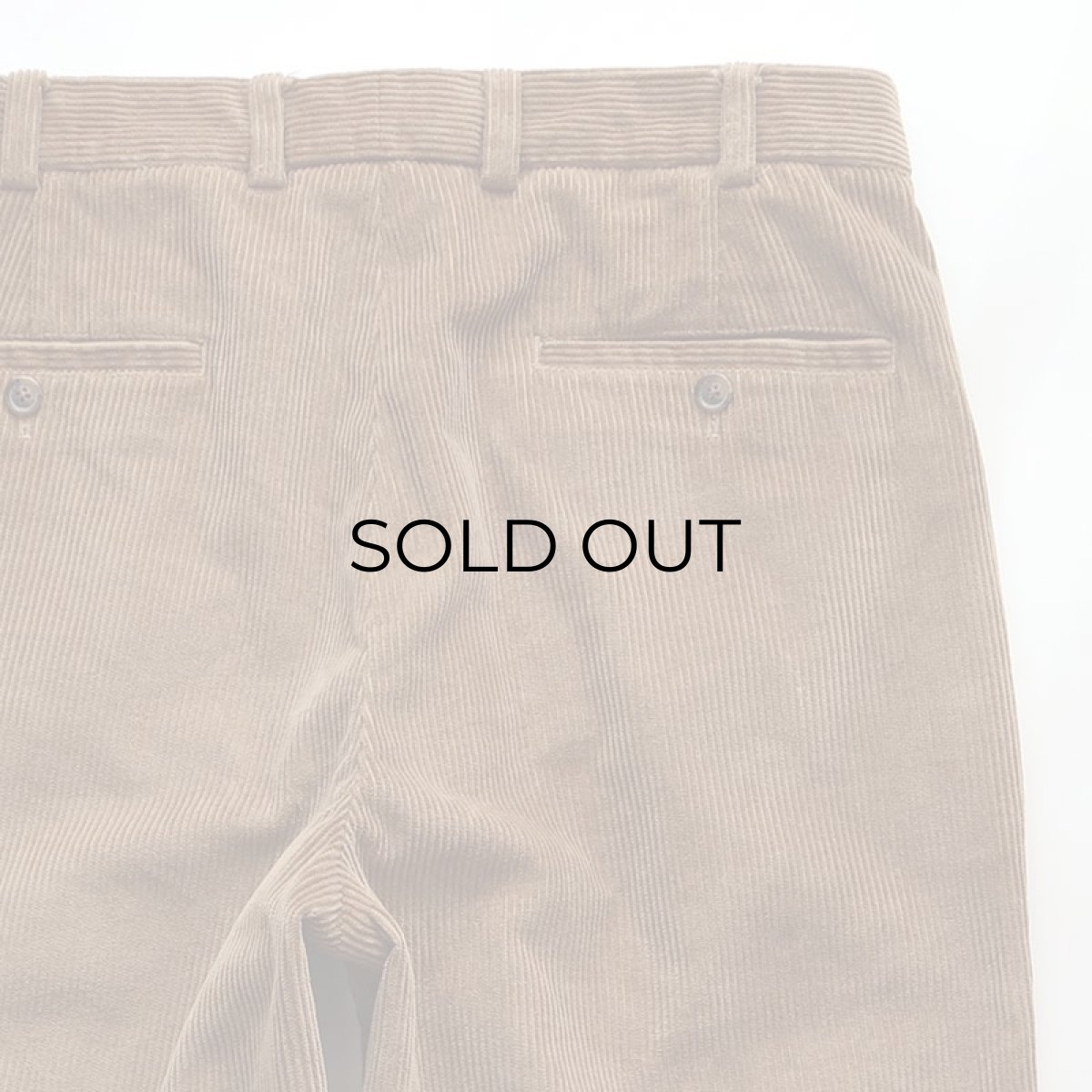 画像8: Brooks Brothers WIDE WALE CORDUROY TUCK PANTS【W34 x L31.5 程度】 (8)