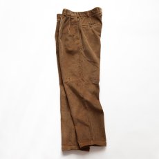 画像2: Brooks Brothers WIDE WALE CORDUROY TUCK PANTS【W34 x L31.5 程度】 (2)