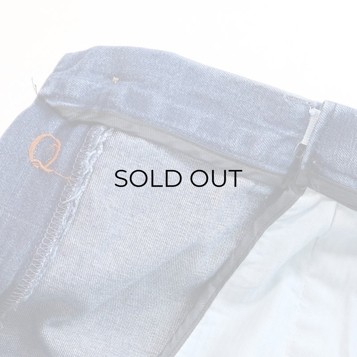 画像9: 90's haggar COTTON DENIM NO TUCK PANTS【W36〜W38 x L30 程度】 (9)