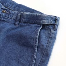 画像5: 90's haggar COTTON DENIM NO TUCK PANTS【W36〜W38 x L30 程度】 (5)