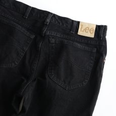 画像8: 〜90's Lee 200 BLACK DENIM 5P STRAIGHT PANTS "MADE IN USA" 【W36 x L31 程度】 (8)